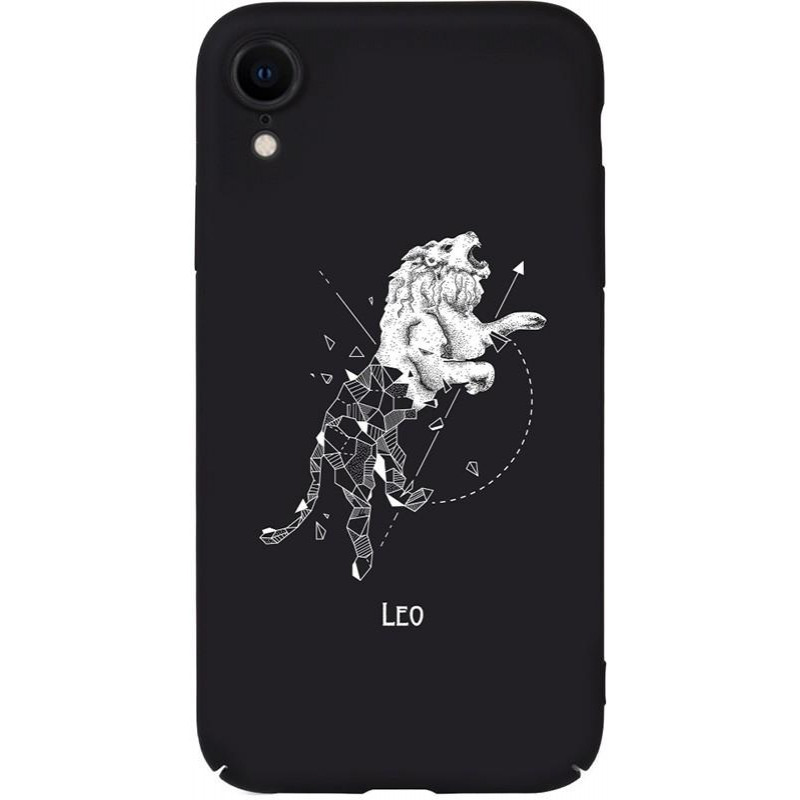 TOTO Full PC Print Case Apple iPhone XR #167_Leo Black - зображення 1