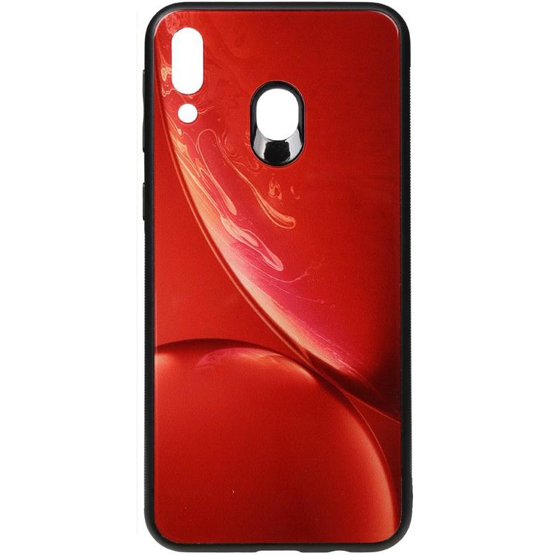 TOTO Print Glass Space Case Samsung Galaxy M20 Red - зображення 1