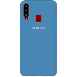 TOTO Silicone Full Protection Case Samsung Galaxy A20s Navy Blue