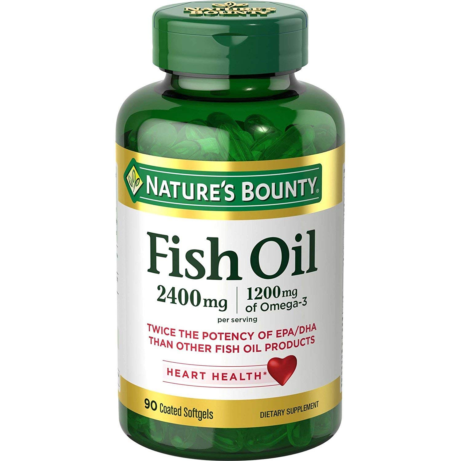 Nature's Bounty Fish Oil 2,400 mg per serving 90 caps - зображення 1