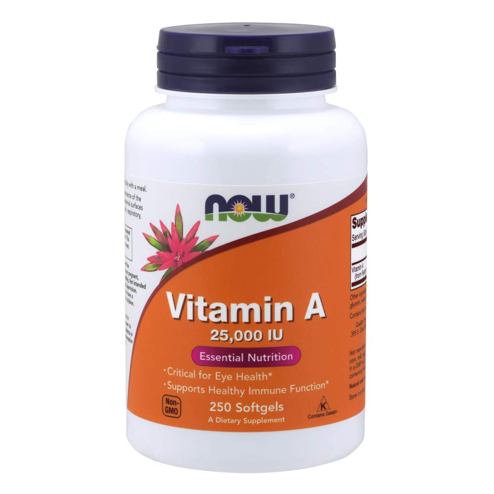 Now Vitamin A 25,000 IU 250 caps - зображення 1
