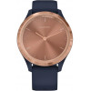Garmin Vivomove 3s Rose Gold Stainless Steel Bezel w. Navy and Silicone B. (010-02238-03) - зображення 1