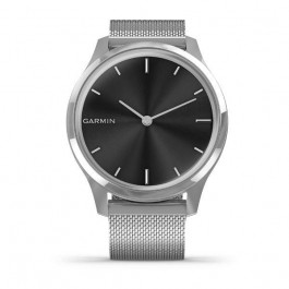 Garmin Vivomove Luxe Silver Stainless Steel w. Silver Milanese B. (010-02241-03)