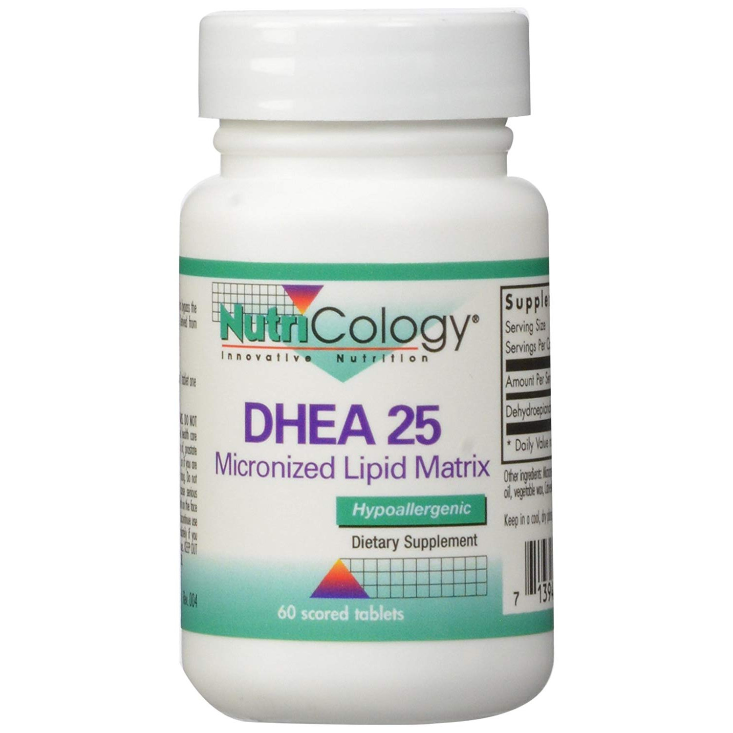 NutriCology DHEA 25 mg 60 tabs - зображення 1