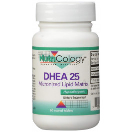 NutriCology DHEA 25 mg 60 tabs