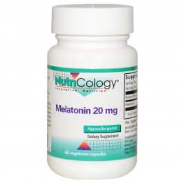 NutriCology Melatonin 20 mg 60 caps