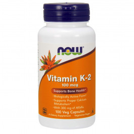 Now Vitamin K-2 100 mcg 100 caps