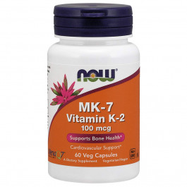 Now MK-7 /Vitamin K-2/ 100 mcg 60 caps