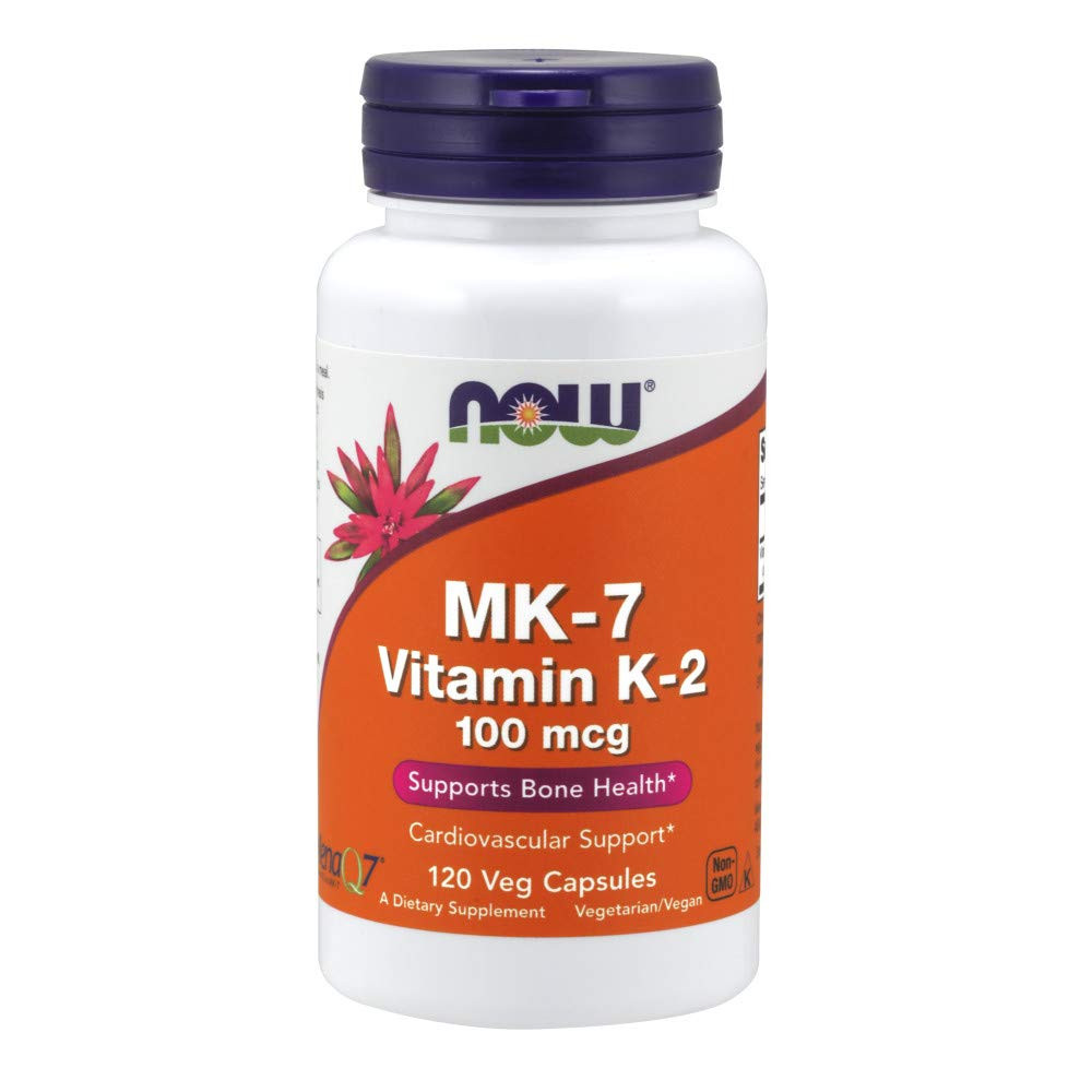 Now MK-7 /Vitamin K-2/ 100 mcg 120 caps - зображення 1