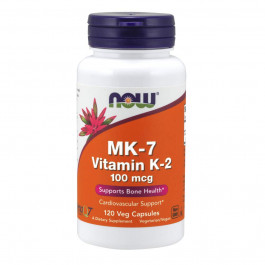 Now MK-7 /Vitamin K-2/ 100 mcg 120 caps