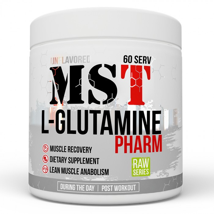 MST Nutrition Glutamine Pharm 300 g /60 servings/ Unflavored - зображення 1