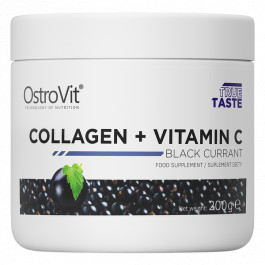 OstroVit Collagen + Vitamin C 200 g /20 servings/ Black Currant