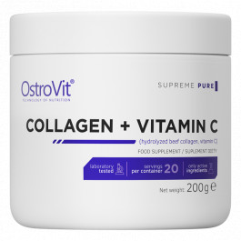 OstroVit Collagen + Vitamin C 200 g /20 servings/ Pure