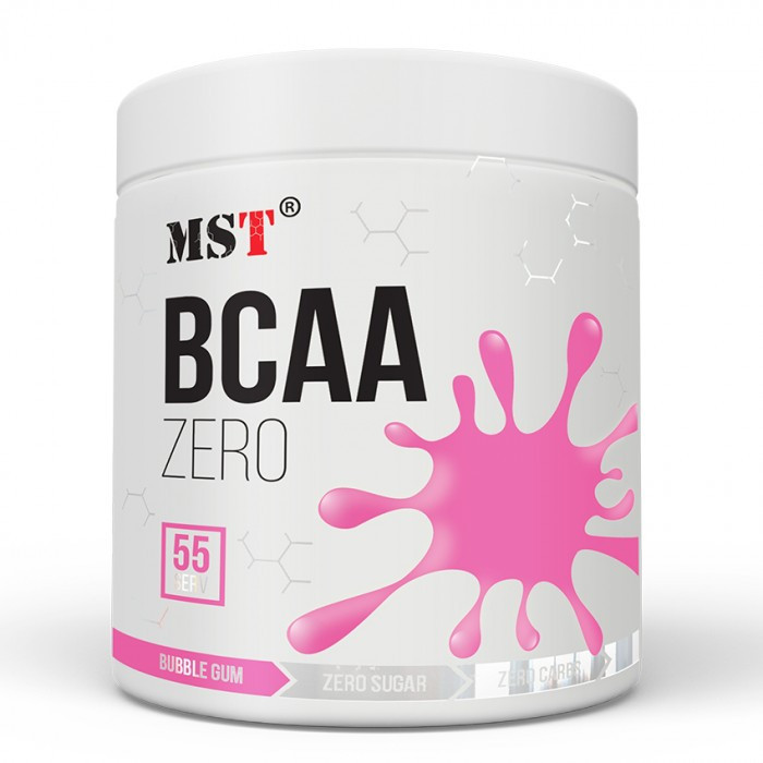 MST Nutrition BCAA Zero 330 g /55 servings/ Bubble Gum - зображення 1