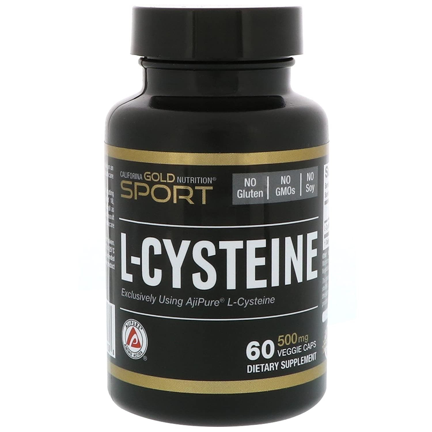 California Gold Nutrition L-Cysteine 500 mg 60 caps - зображення 1