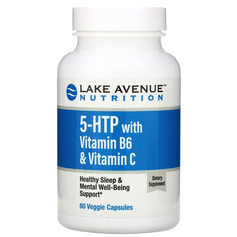 Lake Avenue Nutrition 5-HTP with Vitamin B6 & Vitamin C 60 caps - зображення 1