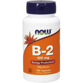 Now Vitamin B-2 /Riboflavin/ 100 mg 100 caps