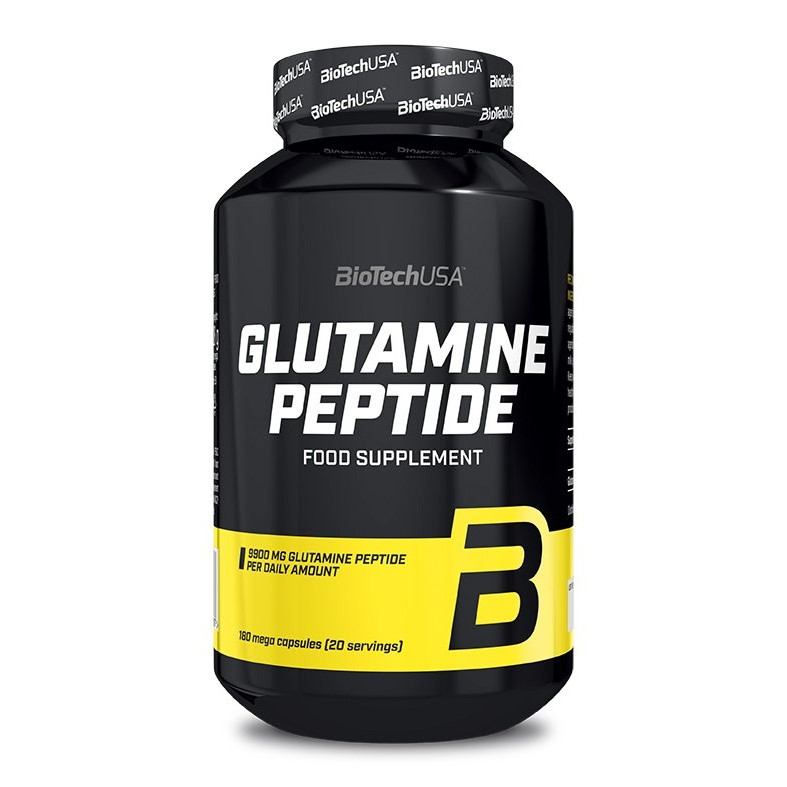 BiotechUSA Glutamine Peptide 180 caps - зображення 1