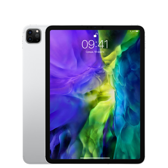 Apple iPad Pro 11 2020 Wi-Fi + Cellular 128GB Silver (MY342, MY2W2) - зображення 1