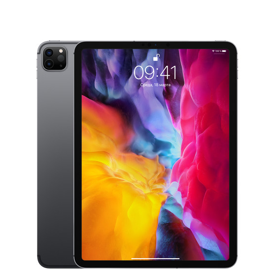 Apple iPad Pro 11 2020 Wi-Fi + Cellular 512GB Space Gray (MXEY2, MXE62) - зображення 1