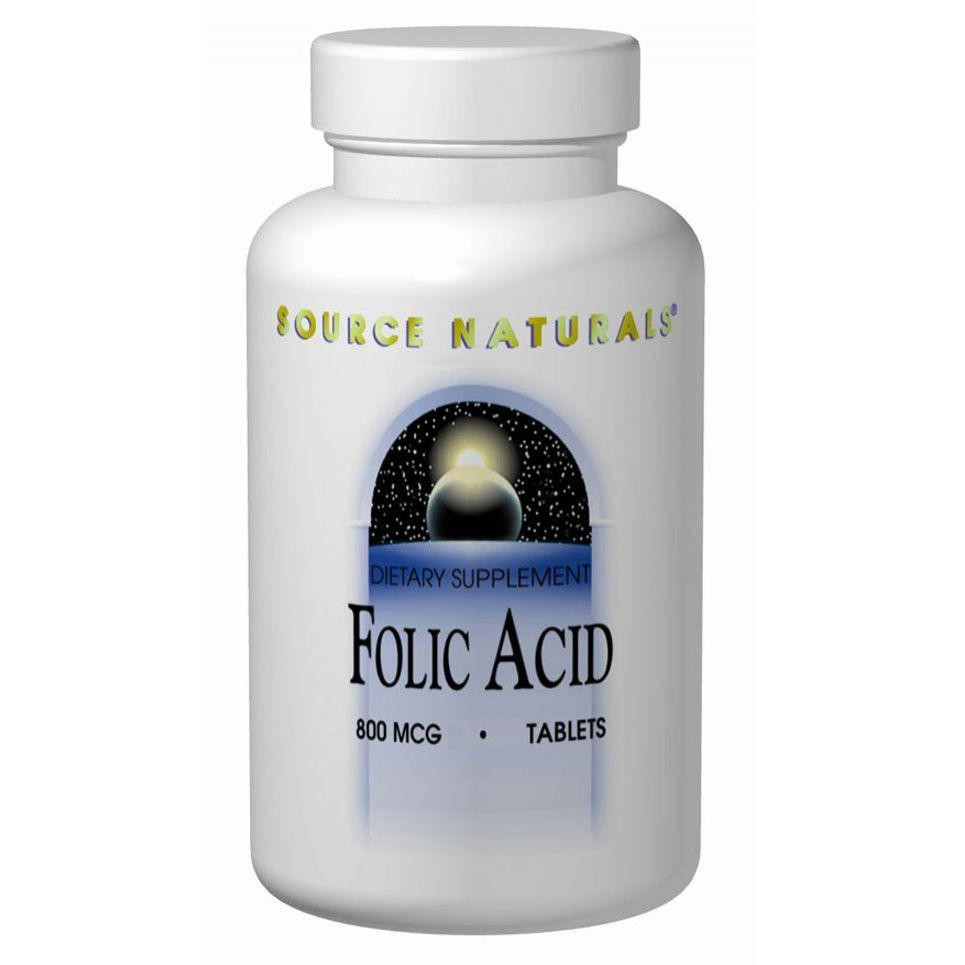 Source Naturals Folic Acid 800 mg 200 tabs - зображення 1