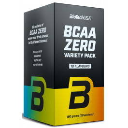 BiotechUSA BCAA Zero Variety Pack 20x9 g 10 flavours