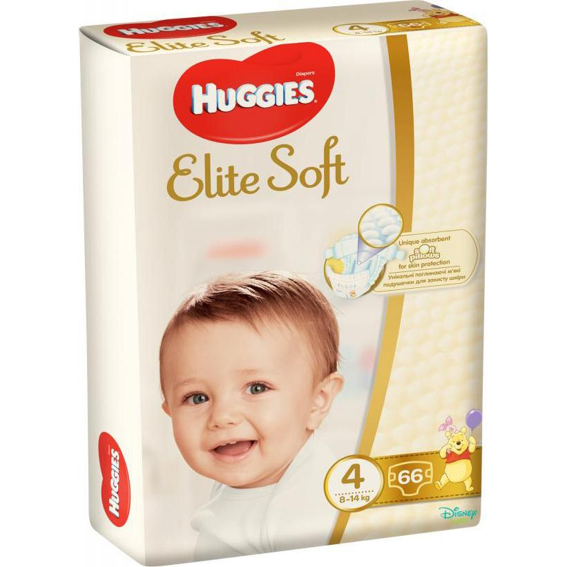 Huggies Elite Soft 4, 66 шт. - зображення 1