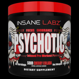 Insane Labz Psychotic 225 g /35 servings/ Sour Cherry Colada