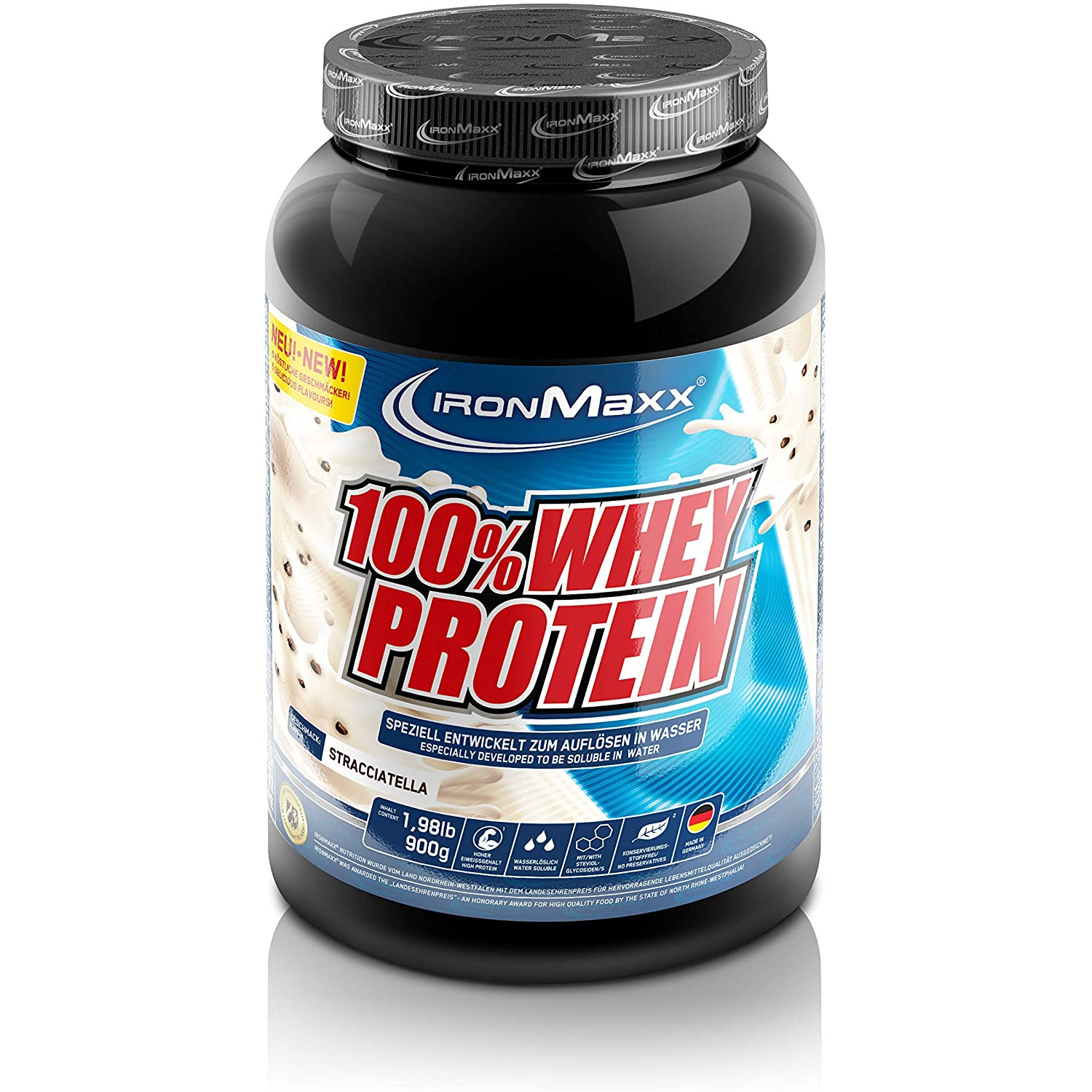 IronMaxx 100% Whey Protein 900 g - зображення 1
