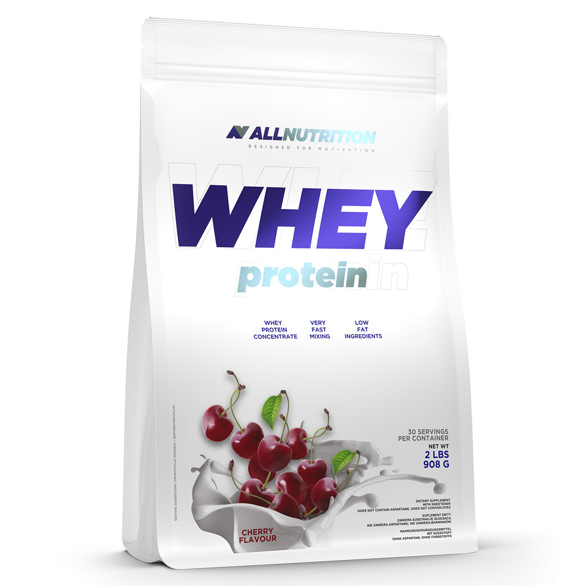 AllNutrition Whey Protein 908 g /30 servings/ White Chocolate Raspberry - зображення 1