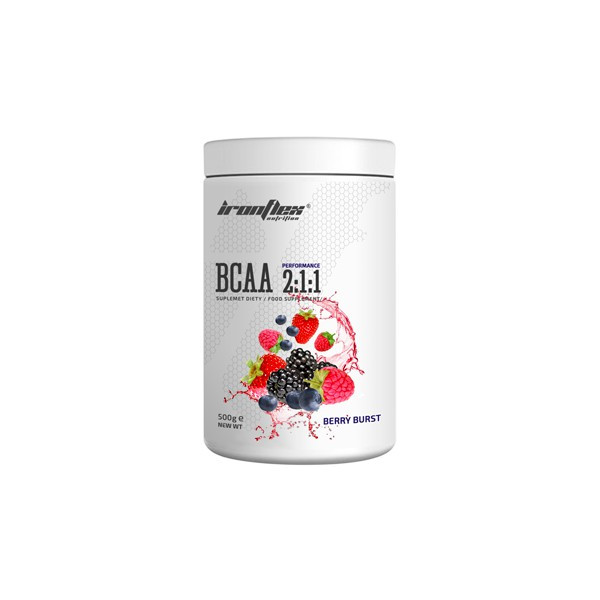 IronFlex Nutrition BCAA Performance 2-1-1 500 g /100 servings/ Cherry - зображення 1