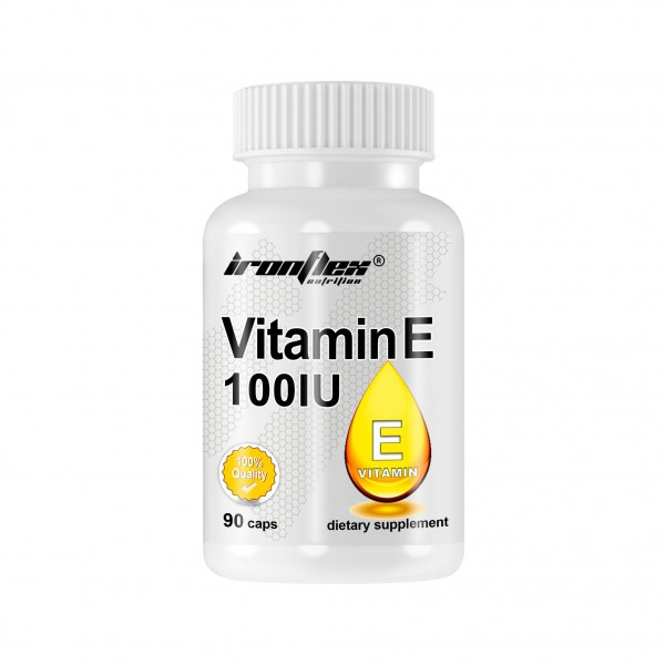 IronFlex Nutrition Vitamin E 100 IU 90 caps - зображення 1