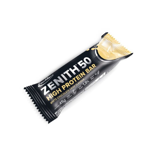 IronMaxx Zenith 50 Protein Bar 45 g White Chocolate Crisp - зображення 1