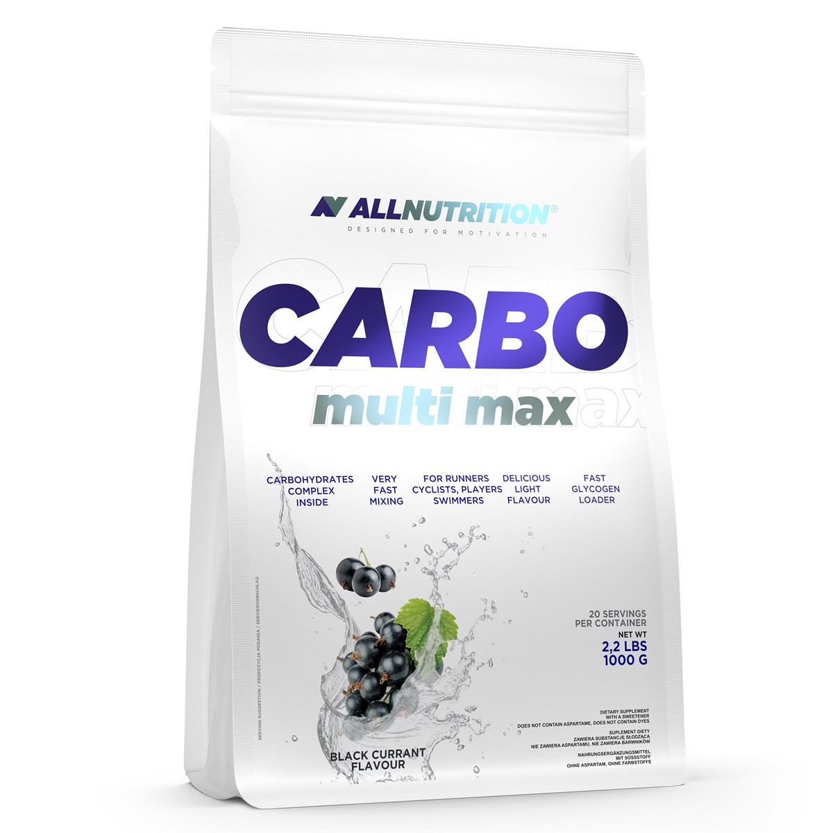 AllNutrition Carbo Multi Max 1000 g /20 servings/ Passionfruit - зображення 1