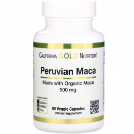 California Gold Nutrition Peruvian Maca 500 mg 90 caps
