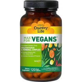 Country Life MAX for Vegans 120 caps
