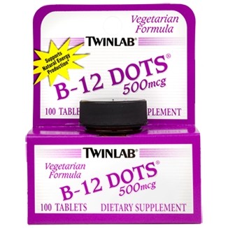 Twinlab B-12 Dots 250 caps - зображення 1