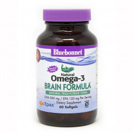 Bluebonnet Nutrition Omega-3 Brain Formula 60 caps