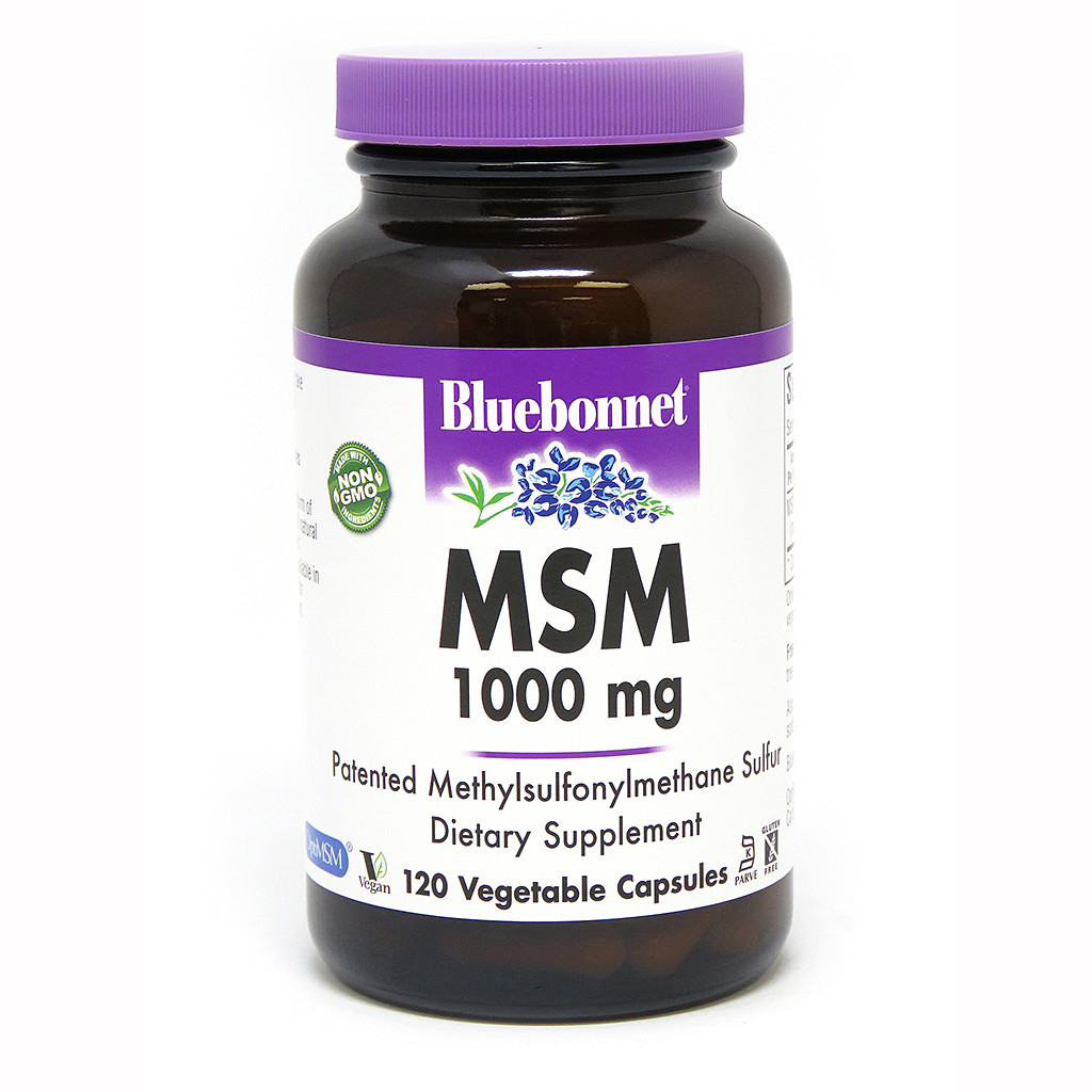 Bluebonnet Nutrition MSM 1000 mg 120 caps - зображення 1