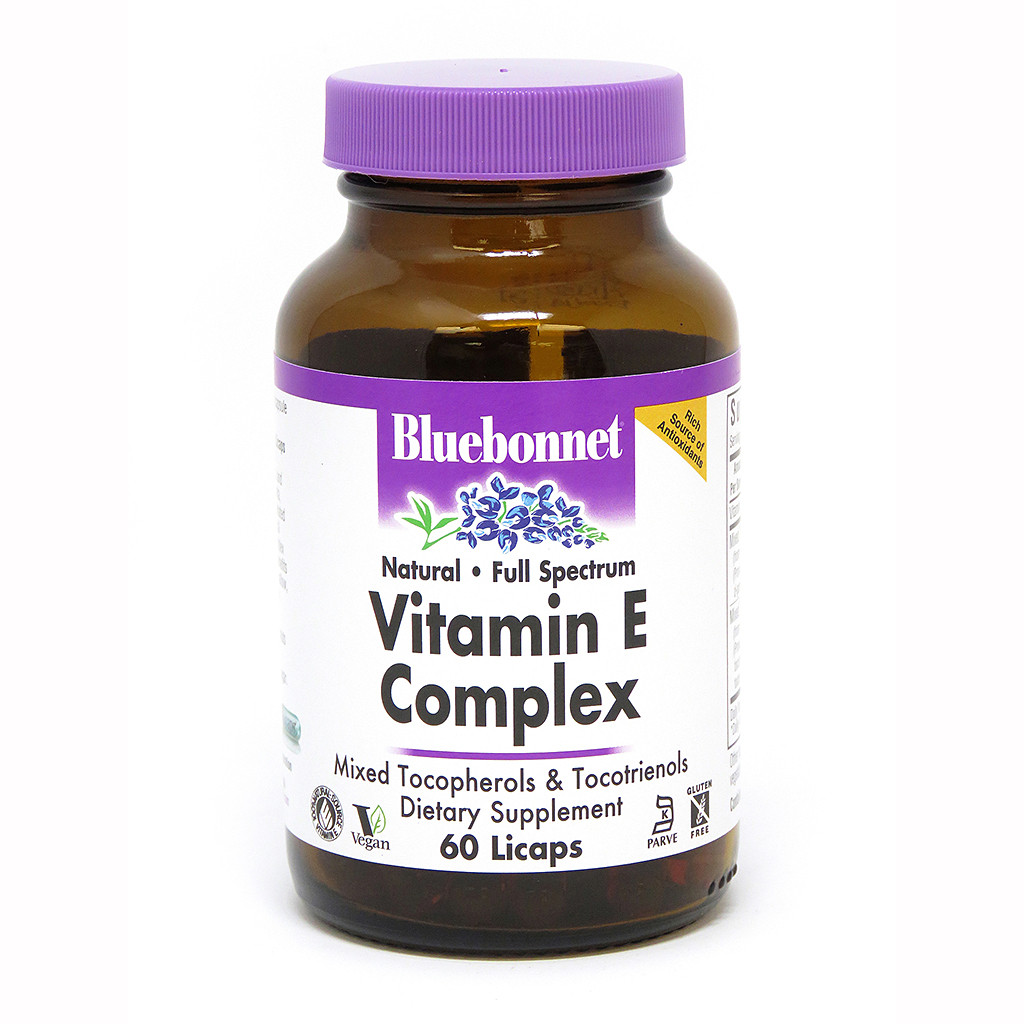 Bluebonnet Nutrition Full Spectrum Vitamin E Complex 60 caps - зображення 1