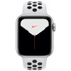 Apple Watch Series 5 GPS + LTE 40mm Silver Aluminium w. Pure Platinum/Black Nike Sport Band (MX372) - зображення 1