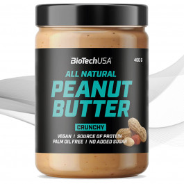 BiotechUSA Peanut Butter 400 g /16 servings/ Crunchy
