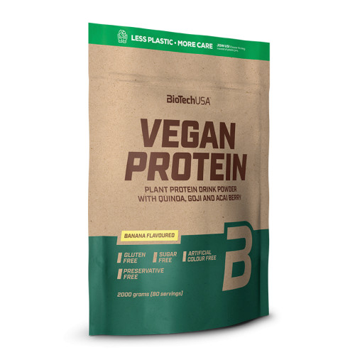 BiotechUSA Vegan Protein 2000 g /80 servings/ Coffee - зображення 1