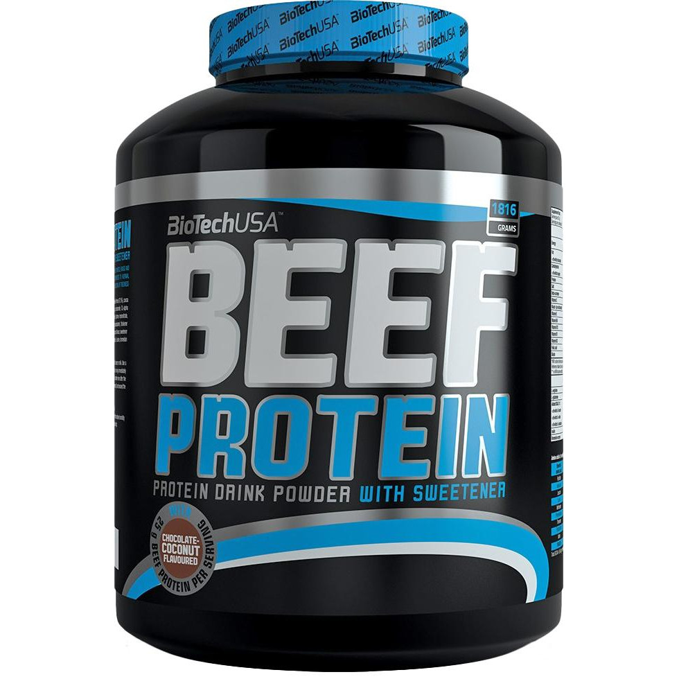 BiotechUSA Beef Protein 1816 g /60 servings/ Strawberry - зображення 1