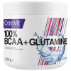 OstroVit BCAA + Glutamine 200 g /20 servings/ Pure - зображення 1