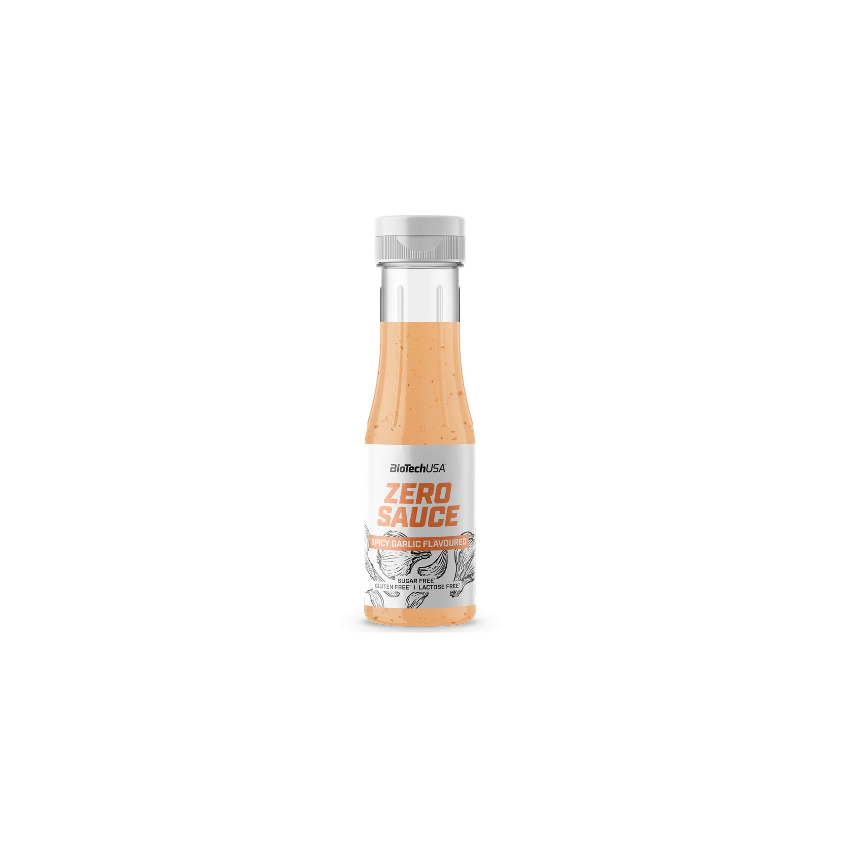 BiotechUSA Zero Sauce 350 ml /23 servings/ Spicy Garlic - зображення 1