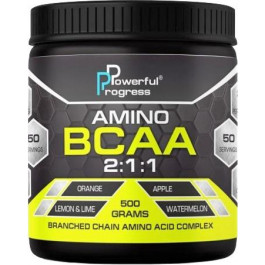 Powerful Progress Amino BCAA 2:1:1 500 g /50 servings/ Orange