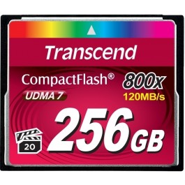 Transcend 256 GB 800X CompactFlash Card TS256GCF800