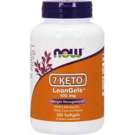Now 7-Keto LeanGels 100 mg Softgels 120 caps