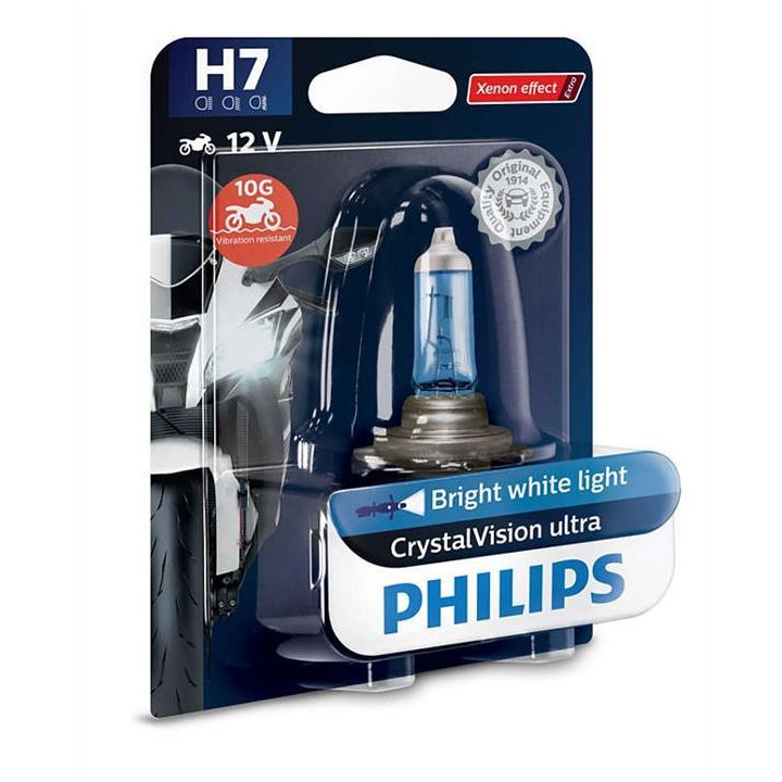 Philips H7 CrystalVision 12V 55W (12972CVB1) - зображення 1